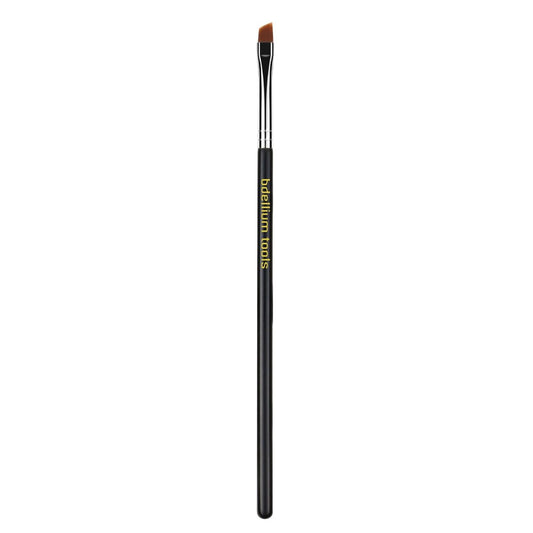 Bdellium Tools Professional Makeup Pinsel - Maestro Serie 762 Small Angle - Mit weichen Synthetikfasern, zum Formen & Füllen der Augenbrauen (Schwarz, 1 Stück)