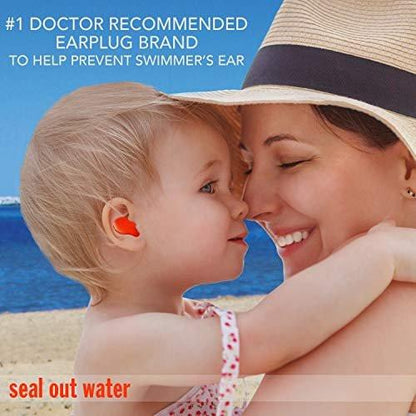 Mack's Soft Moldable Silicone Putty Earplugs - Kindergröße, 6 Paar - Bequeme kleine Ohrstöpsel für Schwimmen, Baden, Reisen, laute Events und Fliegen | Hergestellt in den USA