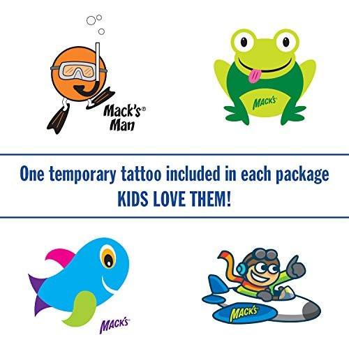 Mack's Soft Moldable Silicone Putty Earplugs - Kindergröße, 6 Paar - Bequeme kleine Ohrstöpsel für Schwimmen, Baden, Reisen, laute Events und Fliegen | Hergestellt in den USA