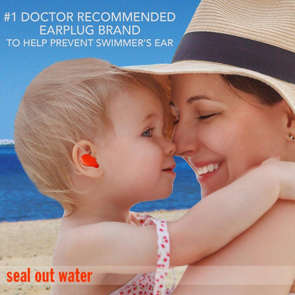 Mack's Soft Moldable Silicone Putty Earplugs - Kindergröße, 6 Paar - Bequeme kleine Ohrstöpsel für Schwimmen, Baden, Reisen, laute Events und Fliegen | Hergestellt in den USA