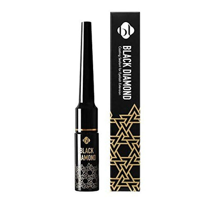BL Lashes Black Diamond Wimpernversiegelung | Langanhaltende Wimpernverlängerung, wasserfeste Beschichtung, Bürstentyp Wimpernversiegler (0,24 fl.oz, Schwarz)