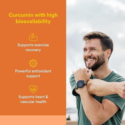 Natural Factors CurcuminRich Theracurmin – Antioxidant-Komplex mit Curcumin für Muskelunterstützung, 60 vegane Kapseln