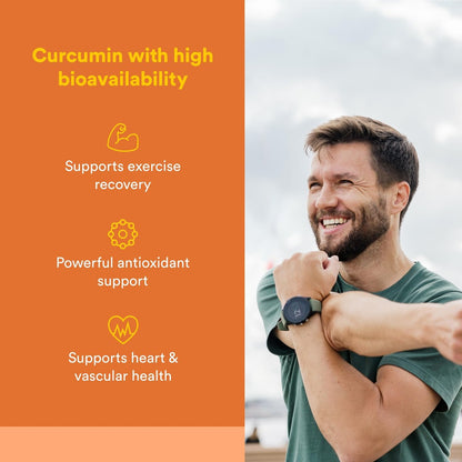 Natural Factors CurcuminRich Theracurmin – Antioxidant-Komplex mit Curcumin für Muskelunterstützung, 60 vegane Kapseln