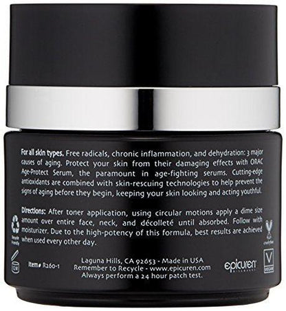 Epicuren Discovery Orac Age-Protect Serum, 1 oz. – Hochwirksames Anti-Aging Serum mit Antioxidantien