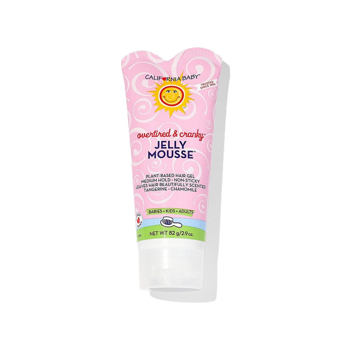 California Baby Übermüdet & Gereizt Haargel für Kinder | 100% pflanzliches Baby-Haargel | Mittlerer Halt | Hypoallergen | 82 g / 2,9 oz