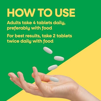Nature’s Way Alive! Calcium Bone Support Tabletten* – Hoch bioverfügbares Calcium mit Vitamin D3, K2 & Magnesium für starke Knochen* – 60 Tabletten