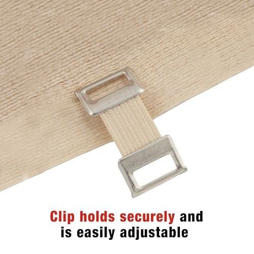 ACE 3 Zoll elastische Bandage mit Clips, beige, ideal für Ellbogen, Knöchel, Knie und mehr, perfekt für Sport, angenehmes Design mit weichem Gefühl, waschbar und wiederverwendbar