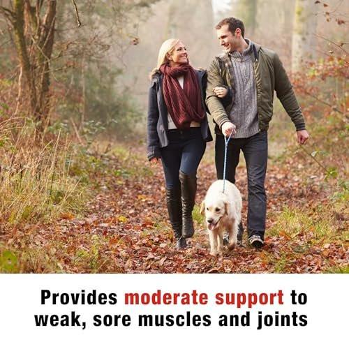 ACE 3 Zoll elastische Bandage mit Clips, beige, ideal für Ellbogen, Knöchel, Knie und mehr, perfekt für Sport, angenehmes Design mit weichem Gefühl, waschbar und wiederverwendbar