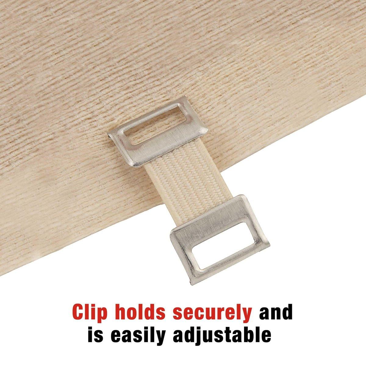 ACE 3 Zoll elastische Bandage mit Clips, beige, ideal für Ellbogen, Knöchel, Knie und mehr, perfekt für Sport, angenehmes Design mit weichem Gefühl, waschbar und wiederverwendbar