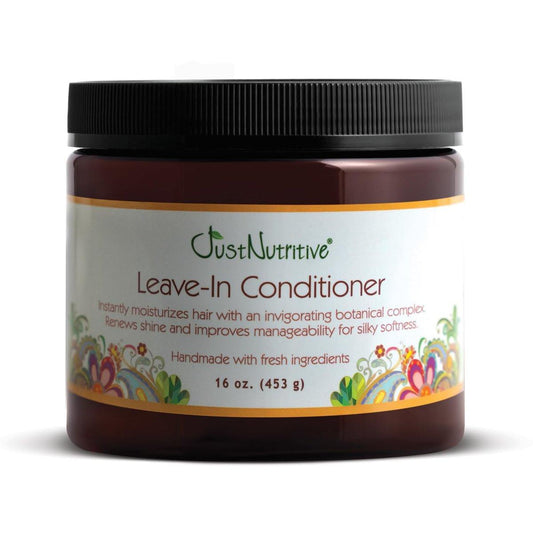 Just Nutritive Leave-in Conditioner – Pflegender Haarbalsam für alle Haartypen, gegen Frizz und Spliss, für gesunden Glanz (473 ml)