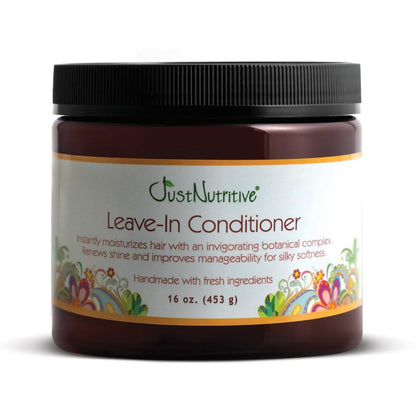 Just Nutritive Leave-in Conditioner – Pflegender Haarbalsam für alle Haartypen, gegen Frizz und Spliss, für gesunden Glanz (473 ml)