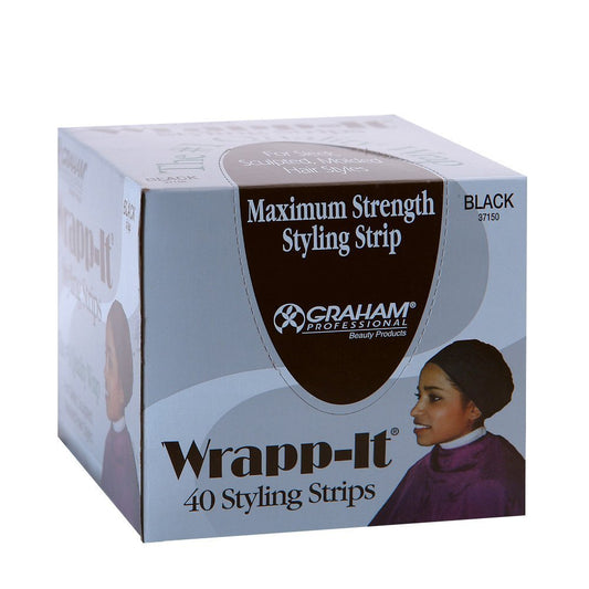 Wrapp-it Styling Strips für natürliches Haar – 40 Stück von Graham Beauty
