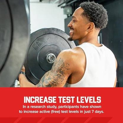 Six Star Testosteron Booster für Männer mit Rhodiola-Extrakt und Bor-Citrat – Nahrungsergänzungsmittel für Muskelwachstum, Ausdauer und Energie – 60 Kapseln