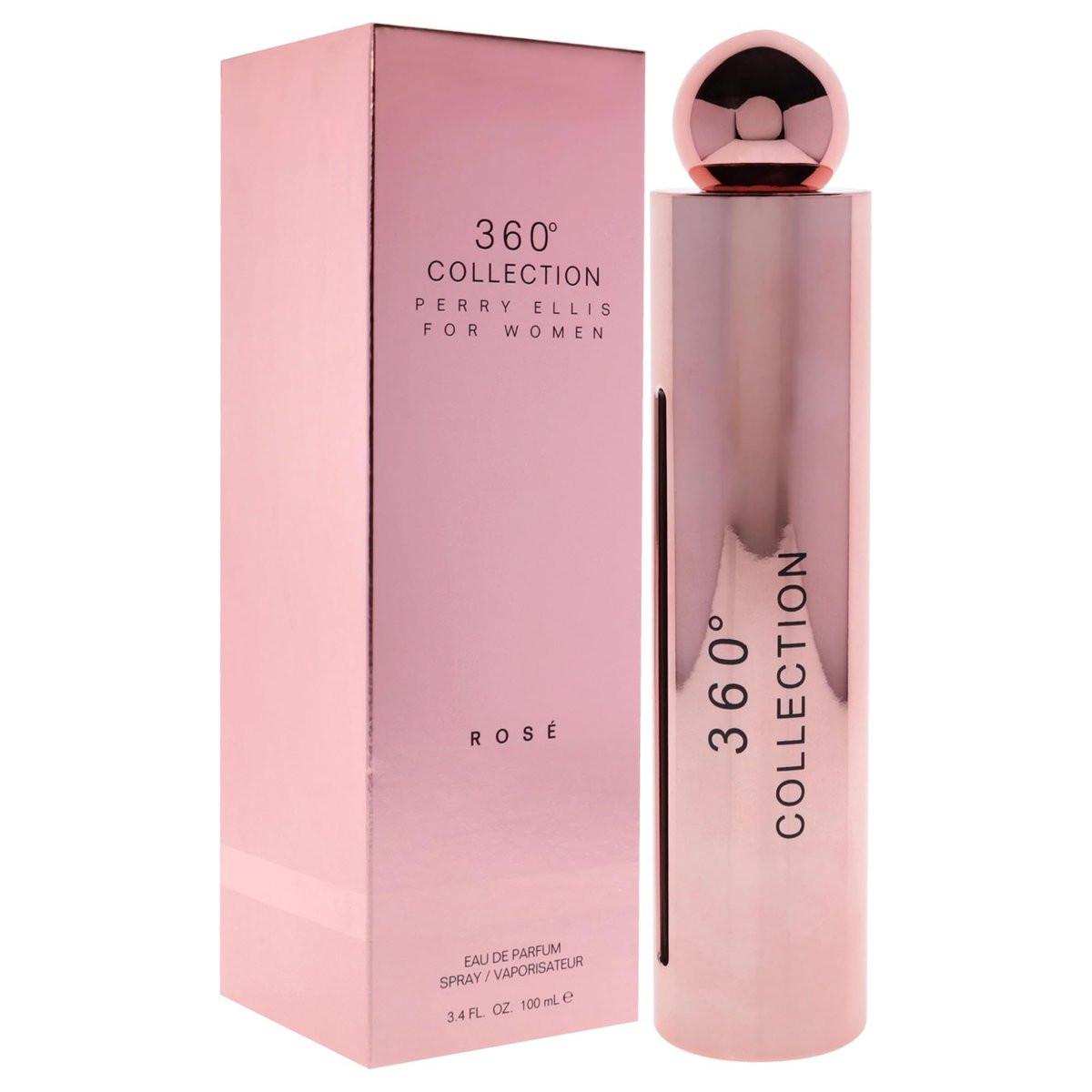 Perry Ellis 360 Collection Rose for Women Eau de Parfum Spray, 100 ml