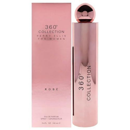 Perry Ellis 360 Collection Rose for Women Eau de Parfum Spray, 100 ml