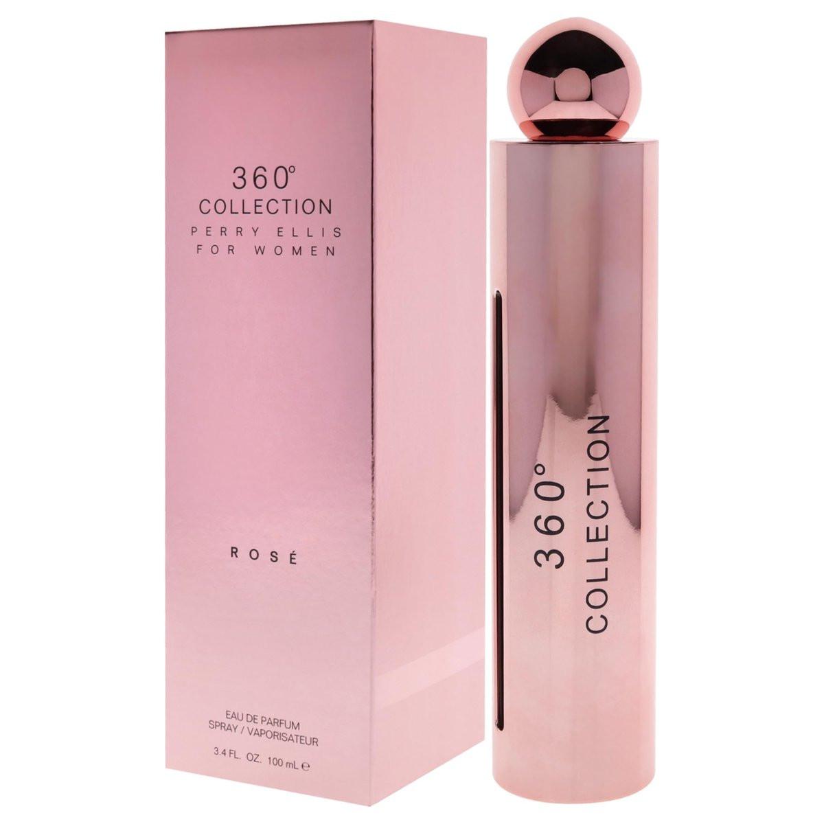 Perry Ellis 360 Collection Rose for Women Eau de Parfum Spray, 100 ml