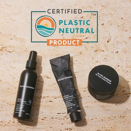 Blind Barber 60 Proof Haarwachs für Männer – Wasserbasiertes Stylingwachs mit mittlerem Halt und Glanz – Angereichert mit Hopfenextrakt – Tierversuchsfrei – Tonkabohne Duft (75 ml)