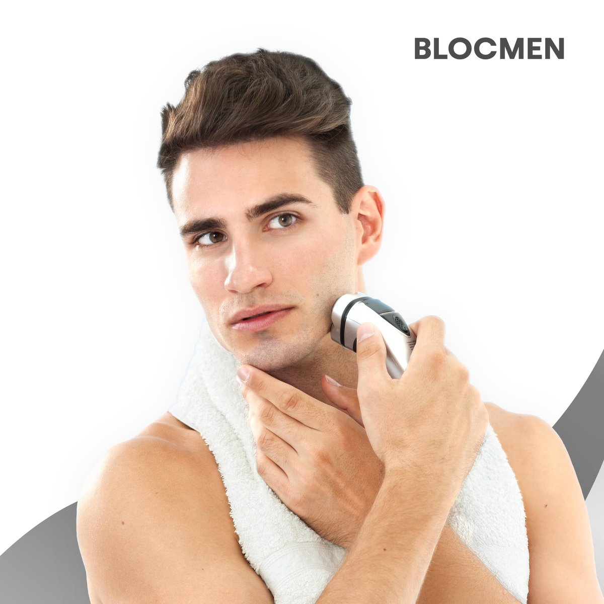 Blocmen Derma Pre Shave Powder Stick – Sanfte Rasiervorbereitung für empfindliche Haut