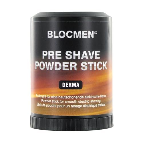 Blocmen Derma Pre Shave Powder Stick – Sanfte Rasiervorbereitung für empfindliche Haut