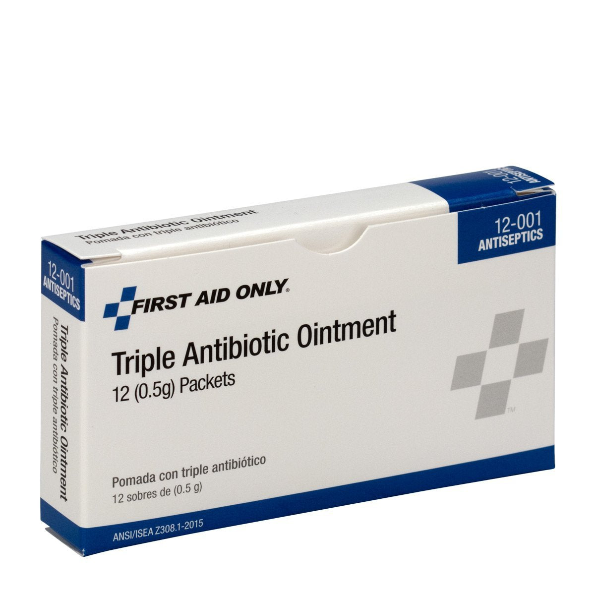 First Aid Only 12-001 Triple-Antibiotikum-Salbe-Beutel (12er-Pack) – 0,5 Gramm