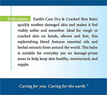 Earth's Care Trockene & Rissige Hautbalsam, Allergiegetestet, Ohne Parabene, Farbstoffe oder Duftstoffe, 71 g