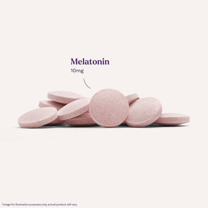 Natrol Melatonin 10mg Schnell lösliche Tabletten - Erdbeergeschmack, 60 Stück, Schlafunterstützung, Schnell lösliches Melatonin für Erwachsene, 60-Tage-Vorrat