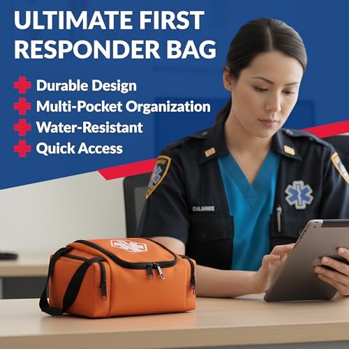 Dixie EMS Dixigear Leerer Notfalltasche II 10,5" x 5" x 8" - Orange - Nylon