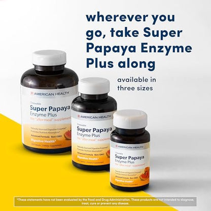 American Health Super Papaya Enzyme Plus 360 Tabletten - Verdauungsförderung