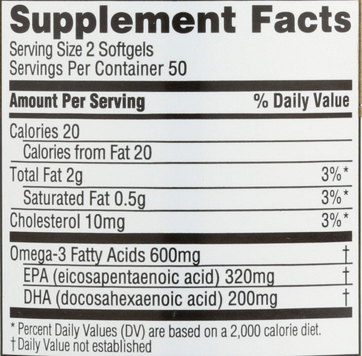 Spectrum Essentials Omega-3 Fischöl Weichkapseln, 1000 mg, 100 Stück
