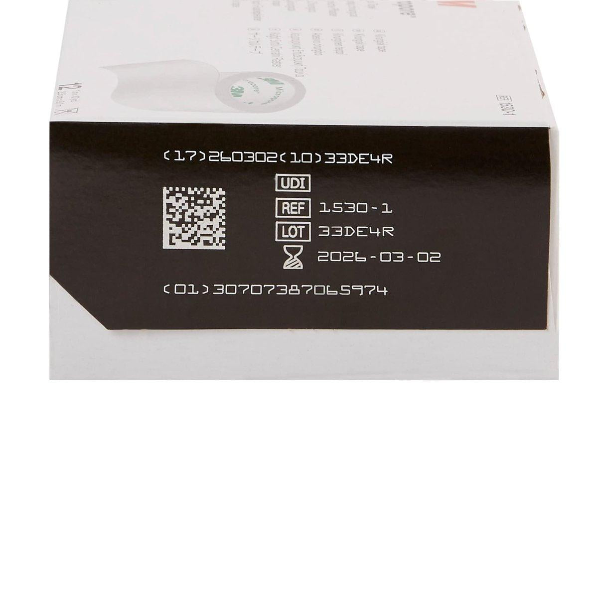 3M™ Micropore™ Chirurgisches Tape 1530-1, 1 Zoll x 10 Yard (2,5 cm x 9,1 m), 12 Rollen/Karton – Weiß