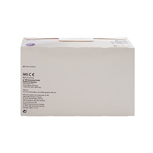 3M Durapore Medical Tape, nicht steril, seidenähnliches Gewebe, weiß, 1 Zoll x 10 Yards, 12 Rollen, 1 Packung