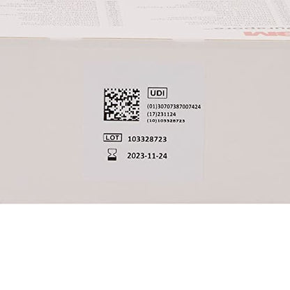 3M Durapore Medical Tape, nicht steril, seidenähnliches Gewebe, weiß, 1 Zoll x 10 Yards, 12 Rollen, 1 Packung