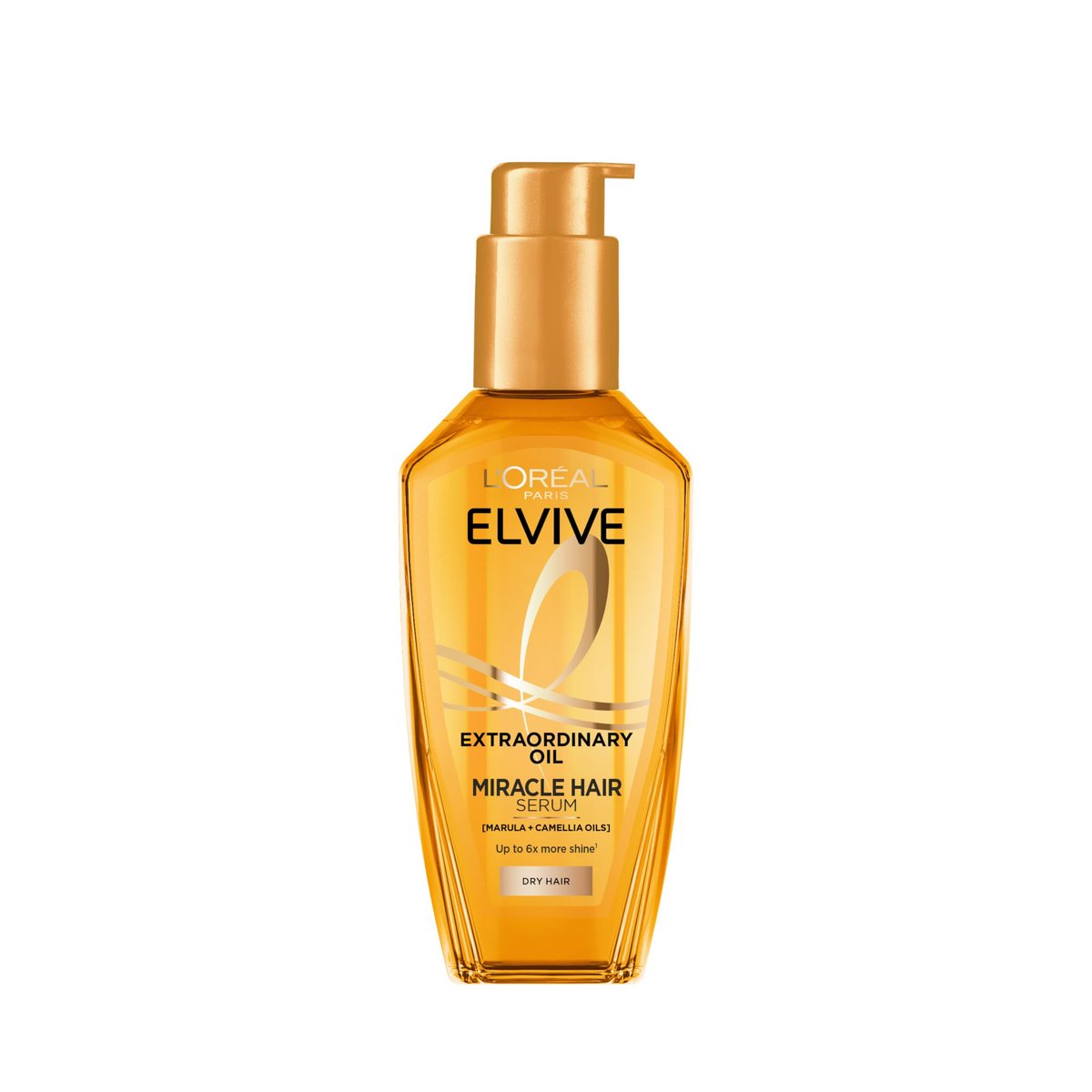 L'Oréal Paris Elvive Extraordinary Oil Miracle Haar Serum – Intensivpflege für bis zu 6x mehr Glanz & Hitzeschutz bis 230°C, 100 ml