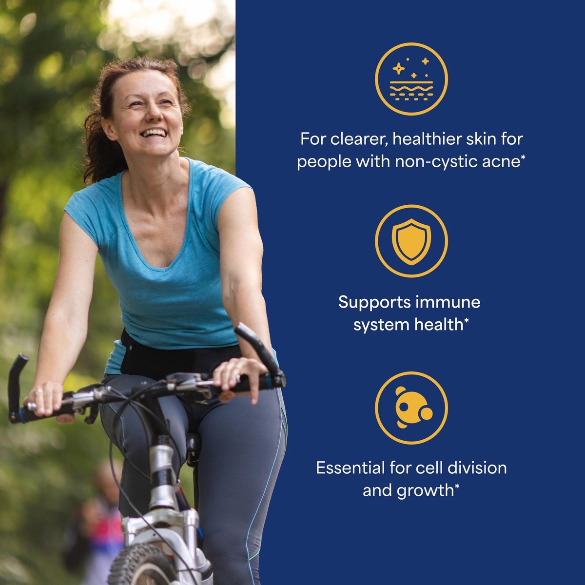 Puritan's Pride Zink für unreine Haut mit Vitamin C, B-6, A und E – 100 Tabletten – Nahrungsergänzungsmittel für klare, gesunde Haut und Immunsystem