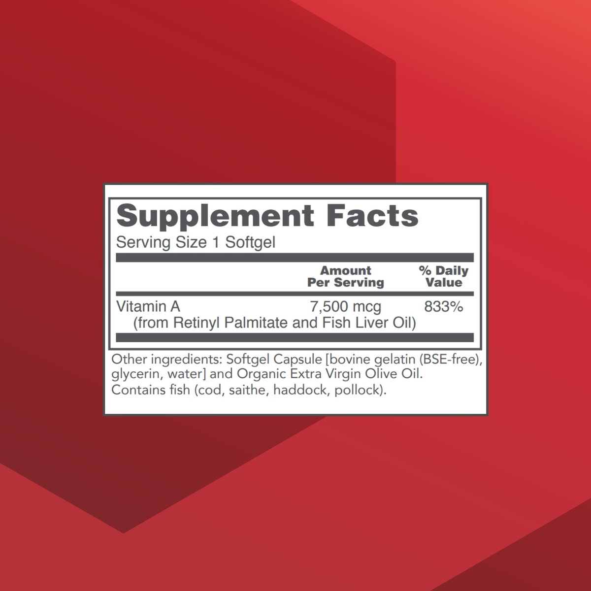 PROTOCOL FOR LIFE BALANCE Vitamin A 25.000 IE – Für Augen, Netzhaut und Immunsystem – 100 Weichkapseln