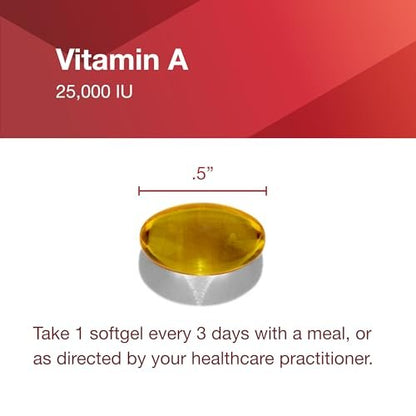 PROTOCOL FOR LIFE BALANCE Vitamin A 25.000 IE – Für Augen, Netzhaut und Immunsystem – 100 Weichkapseln