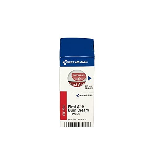 First Aid Only FAE-7011 SmartCompliance Nachfüllpackung Brandwunden-Creme-Beutel, 10 Stück