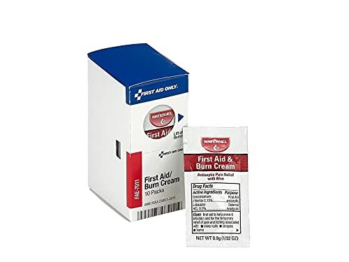 First Aid Only FAE-7011 SmartCompliance Nachfüllpackung Brandwunden-Creme-Beutel, 10 Stück