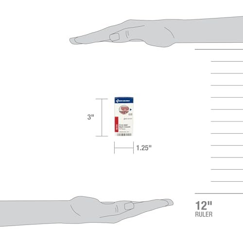 First Aid Only FAE-7011 SmartCompliance Nachfüllpackung Brandwunden-Creme-Beutel, 10 Stück
