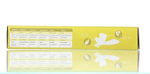 Natracare Bio-Baumwoll-Slipeinlagen, hauchdünn, zertifizierte Bio-Baumwolle (1 Packung, 22 Einlagen)