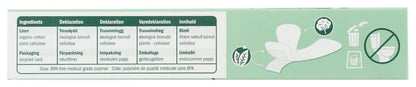 Natracare Bio-Baumwoll-Slipeinlagen, hauchdünn, zertifizierte Bio-Baumwolle (1 Packung, 22 Einlagen)