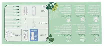 Natracare Bio-Baumwoll-Slipeinlagen, hauchdünn, zertifizierte Bio-Baumwolle (1 Packung, 22 Einlagen)