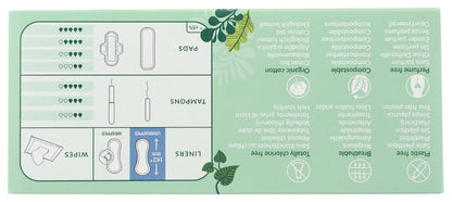 Natracare Bio-Baumwoll-Slipeinlagen, hauchdünn, zertifizierte Bio-Baumwolle (1 Packung, 22 Einlagen)
