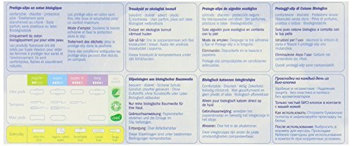 Natracare Bio-Baumwoll-Slipeinlagen, hauchdünn, zertifizierte Bio-Baumwolle (1 Packung, 22 Einlagen)