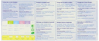 Natracare Bio-Baumwoll-Slipeinlagen, hauchdünn, zertifizierte Bio-Baumwolle (1 Packung, 22 Einlagen)
