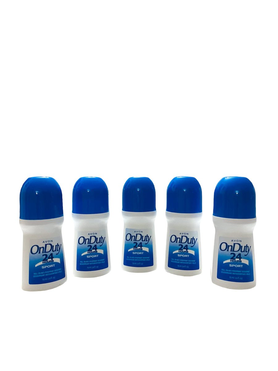 Avon On Duty 24h Sport Deodorant 1,7 Oz – 5er Pack (0,34 Oz pro Stück)