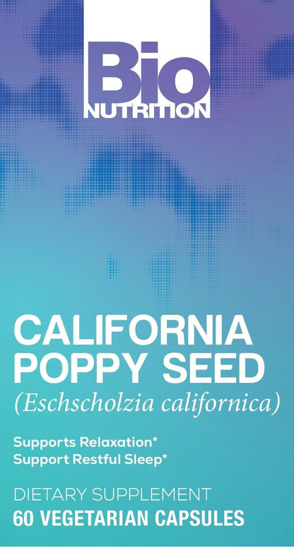 Bio Nutrition California Poppy Vegi-Kapseln, 60 Stück