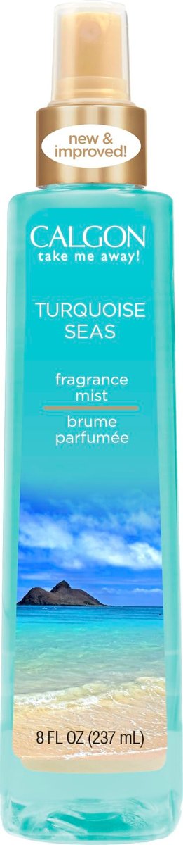 Calgon Turquoise Seas Körperspray, 237 ml – Erfrischender Duft für den ganzen Tag
