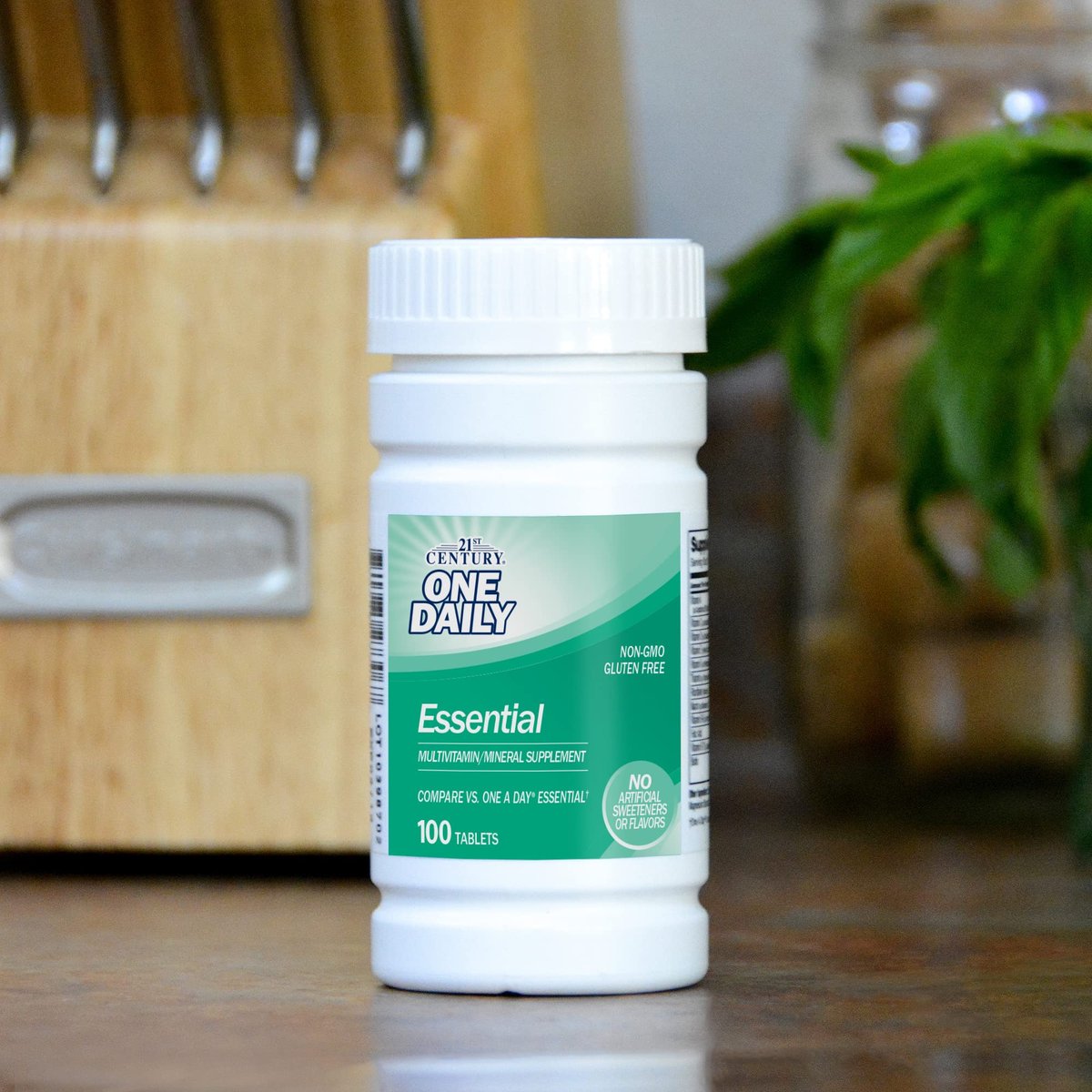 21st Century One Daily Essential Tabletten, 100 Stück – Tägliche Vitamin- und Mineralstoffergänzung