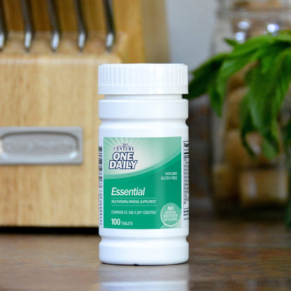 21st Century One Daily Essential Tabletten, 100 Stück – Tägliche Vitamin- und Mineralstoffergänzung